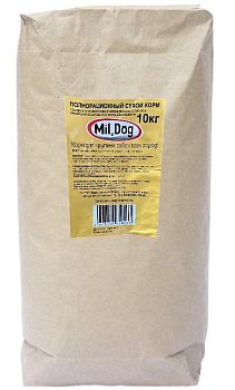 Корм для собак Mil.Dog "для крупных собак" 10кг