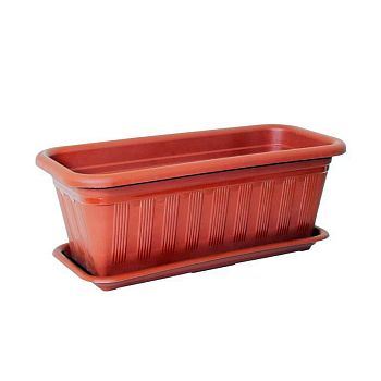 Горшок Кашпо балконное L 40см терракот г.Пятигорск