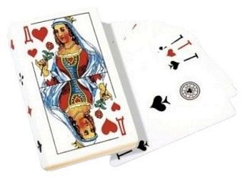 Карты пластик 54л ПОКЕР 12/144