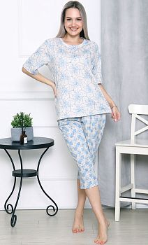 Костюм ДАРЬЯ ТК-3734 (футболка+бриджи) р50-60