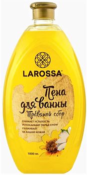 Пена для ванн NEW ЛА РОССА увлажняющая Травяной сбор 1л 1/10 (0502)