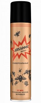 Дихлофос Сибиар "Варан" 180мл Универсальный Золотистый 24шт 04.217.12