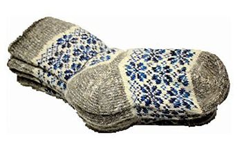 Носки Женские вязанные шерсть Россия 10/160 рисунок