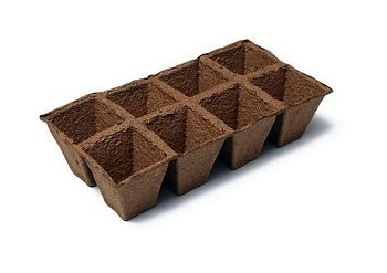 Торфяные горшочки 70*70 квадратные 480шт