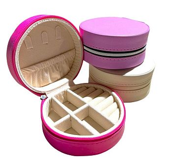 Шкатулка для украшений круглая 1/12