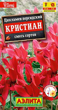 Цветы Цикламен персидский Кристиан, смесь ц/п Аэлита*27