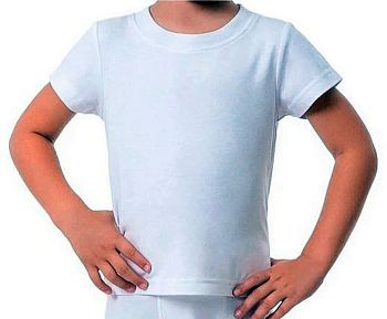 Футболка дет. белая  1-4г  4шт