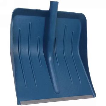 Лопата снег Финская 410*400мм цветная с оц. планкой d32 (10шт)