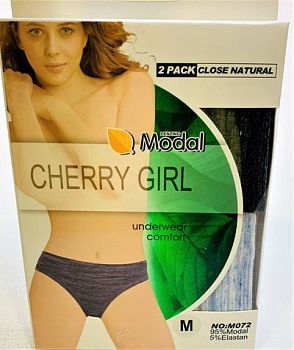 Трусы Женские мол. 2шт. CHERRY GIRL М072