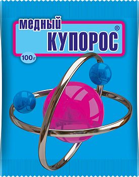 Медный купорос (Ваш Хоз.)+ Пак. 100 гр. 100шт.