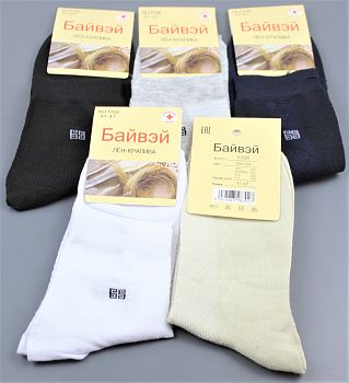 Носки М. Х.Б. Байвей 5106 Лён Крапива укор. 10/480