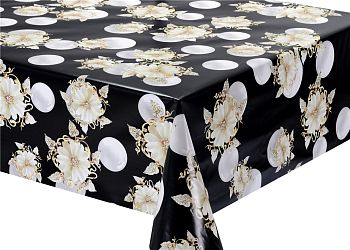 Клеенка столовая на ткани DIAMOND 3D 1,37*20м TD-8007-1