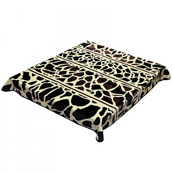 Плед 200*240 гладк"SMOON"6128 Шкура жирафа 1/10