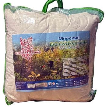 Подушка Морск.водоросли Рус.Сказка попликс 70*70