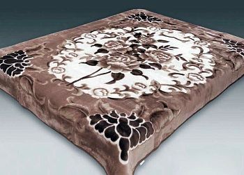 Плед 160*220 выбит"SMOON"2038 Бабочка 8шт