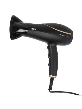 Фен Rion TC-2849 2200вт 3реж 2 скор, черный с пудровым