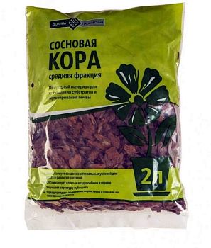 Кора сосновая 2 литра Долина Плодородия 20 шт