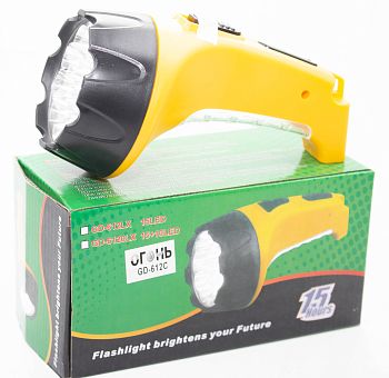 Фонарь аккум. CD-612С 15LED (ручка+днев.свет) 1/60