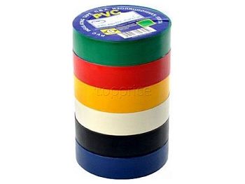 Изолента PVC цветная 10/250