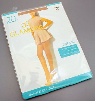 Колготки GLAM Edera 20ден р.2 беж 1/12 *