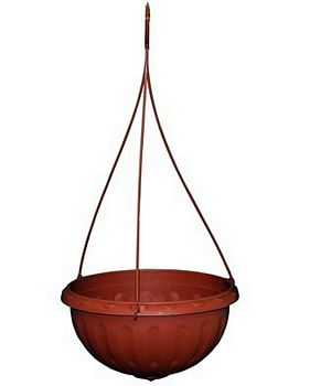 Горшок 3,5 литра подвесной Джулия коричневый М1608 1/17