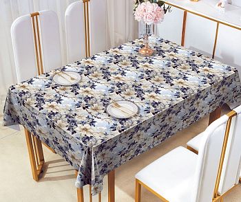 Клеенка столовая на ткани PoemaShine глянец 1,4*20м AS-1037