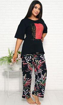 Костюм ДАРЬЯ ТК-4503 кулирка (футболка+брюки) р.52*