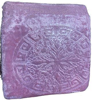 Покрывало 230*250"SMOON"+2наволочки(50*70) стег.Версаче Розовый HF8703-8 1/5