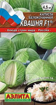Капуста белокочанная Квашня F1 ц/п 0,1г Аэлита *27