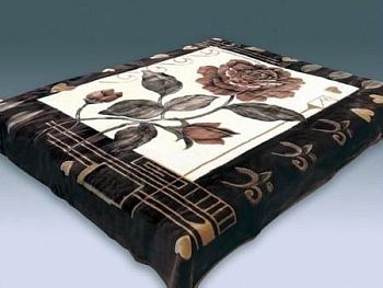 Плед 200*240 гладк"SMOON"6001-1 Бежевый 1/10