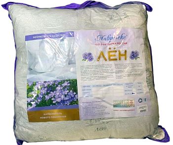 Подушка Лен Лавртекс 50/70