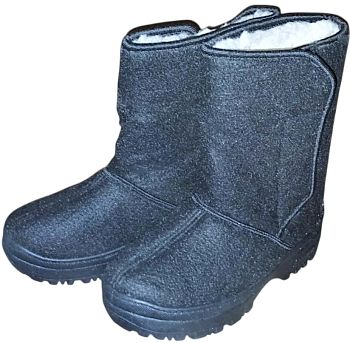 Сапоги М. П.М. Шагах высокие липучка (807) черный/бежевый р.41-45 6п *