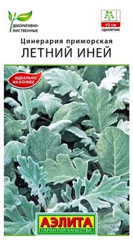 Цветы Цинерария Летний Иней ц/п 0,1г Аэлита *27