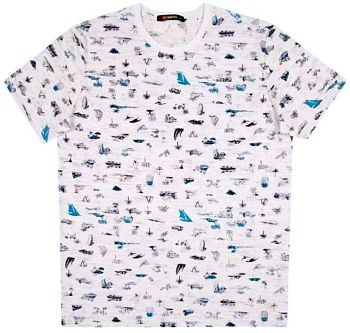 Футболка М.САМО кор.рук,белая 5451 р.M-3XL 5/100 