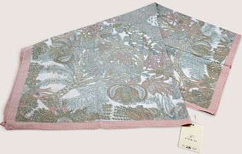 Платок B1032 цветы 90*90 1/10