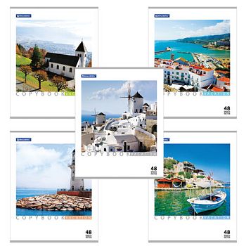 Тетрадь 48л КЛЕТ "Каникулы" BRAUBERG скоба, картон обложка ?/?шт 401819