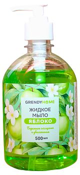 Мыло жидкое Grendyhome Яблоко 500мл (2175) 1/9 Мыло жидкое Grendyhome Яблоко 500мл (2175) 1/9
