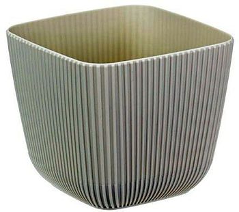 Горшок 0,65л Кашпо Пиканто белый ротанг М3208