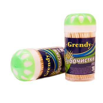 Зубочистка Grendy 200шт Арт. Z0078 12/360 Зубочистка Grendy 200шт Арт. Z0078 12/360
