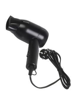 Фен Rion TC-2830 2200вт 1реж 2 скор, черный (дорожный)