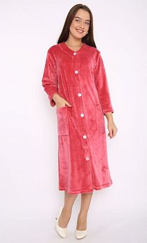 Халат велюр ДАРЬЯ СИ-66 (пуговицы) р48-62