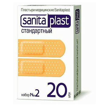 Лейкопластырь Санта Пласт 20шт/1уп 1/500 Лейкопластырь Санта Пласт 20шт/1уп 1/500