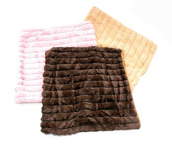 Наволочка Мех полоска 50*50 1/200