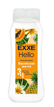 Гель для душа EXXE Hello "Балийская мечта" 400 мл 1/12