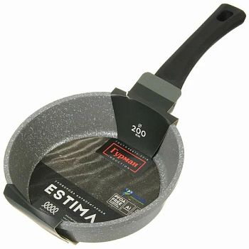 Сковорода 20см Гурман Estima а/п серая ГМ2001 ЭЧИ