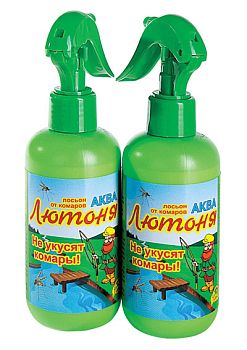 Спрей-аква от комаров Лютоня 200мл ВХ 25шт