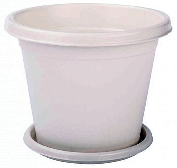Горшок 3 литра Эконом белый  М7255 1/30