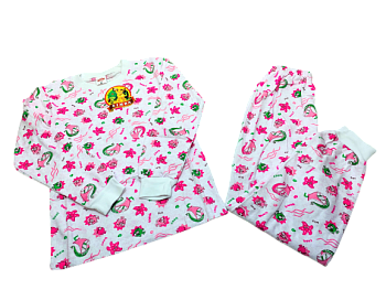 Пижама детская с начесом 5-8 лет рисунок (4шт)