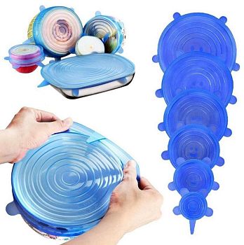 Крышки силиконовые 6шт 3345 1/200