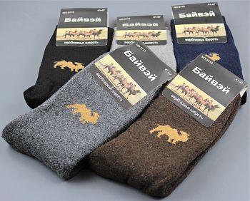 Носки М. вязан. шерсть Байвей 3113 12/252 термо Верблюд